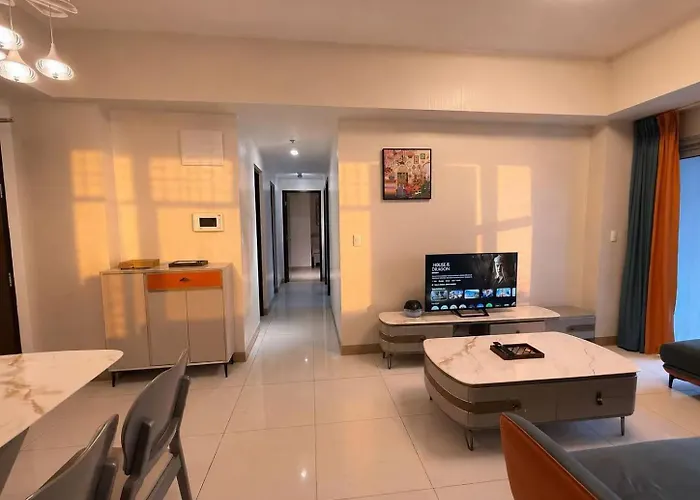 شقة Family 3bedrooms Seaview Poolview Retreat Next To Okada Casino Airports Moa مانيلا